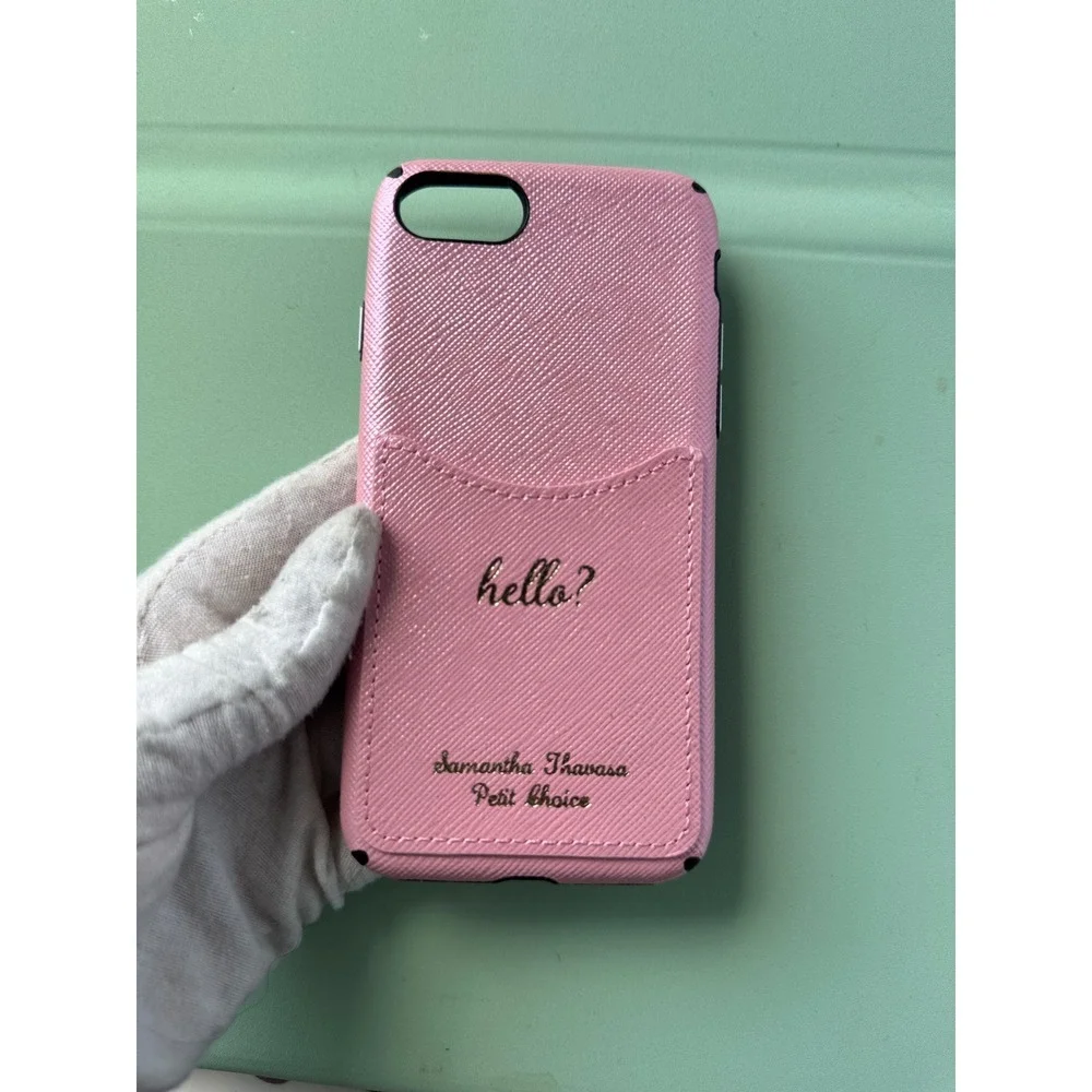 Samantha Thavasa‎ Petit Choice Pink Hello Card Holder iPhone Case Cover